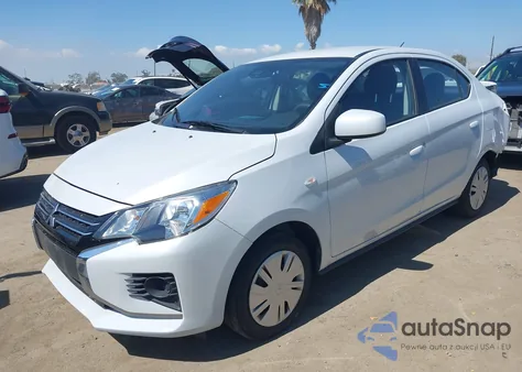 2021 Mitsubishi Mirage G4 Carbonite Edition/Es/Le из США, поврежденный, VIN ML32FUFJ5MHF01316